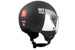 Kask otwarty MT STREET S INBOARD MATT BLACK/GREY czarny szary