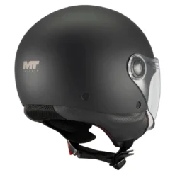 Kask otwarty MT STREET S PURE BLACK MATT czarny mat