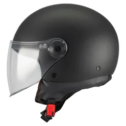 Kask otwarty MT STREET S PURE BLACK MATT czarny mat