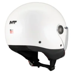 Kask otwarty MT STREET S PURE WHITE GLOSS biały
