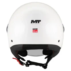 Kask otwarty MT STREET S PURE WHITE GLOSS biały