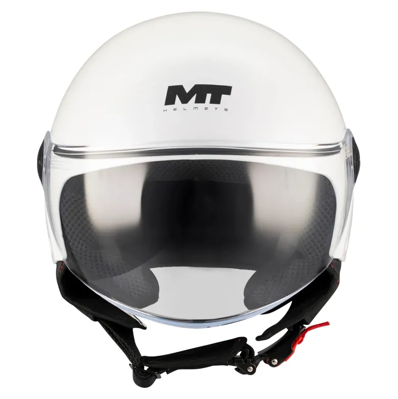 Kask otwarty MT STREET S PURE WHITE GLOSS biały