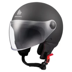 Kask otwarty MT STREET S SOLID MATT BLACK czarny mat