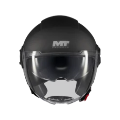 Kask otwarty MT VIALE SV S PURE BLACK MATT czarny mat