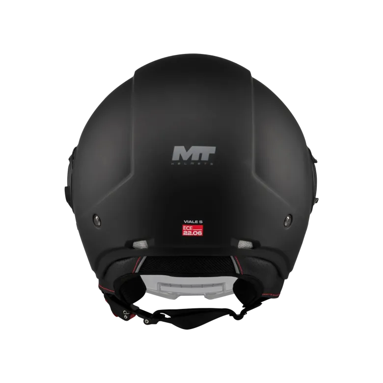 Kask otwarty MT VIALE SV S PURE BLACK MATT czarny mat
