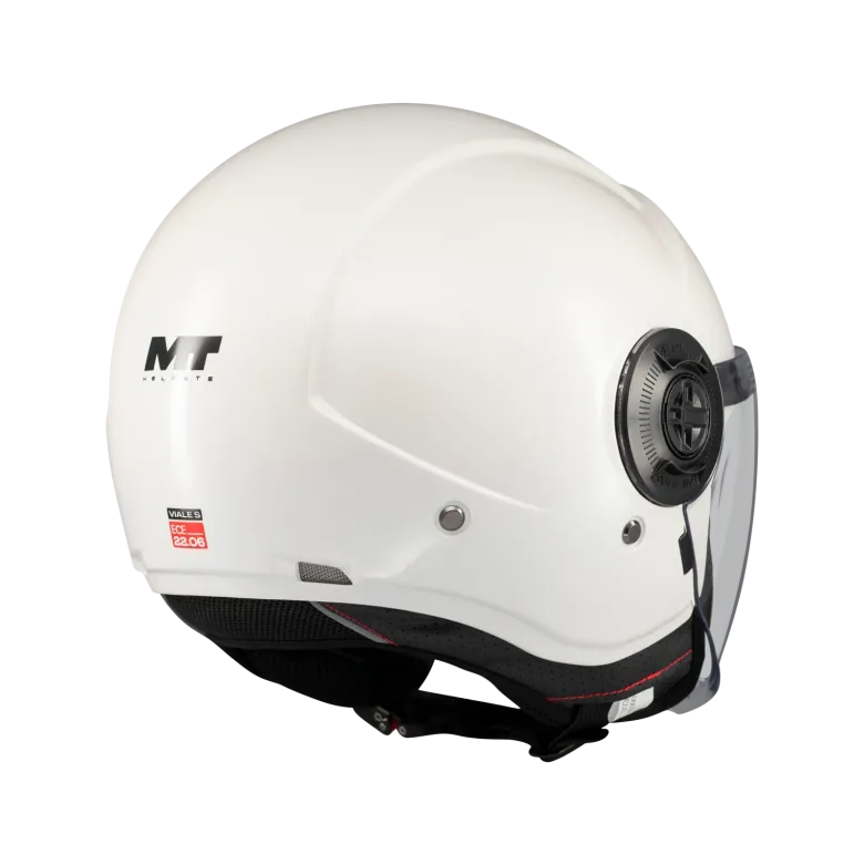 Kask otwarty MT VIALE SV S PURE WHITE biały