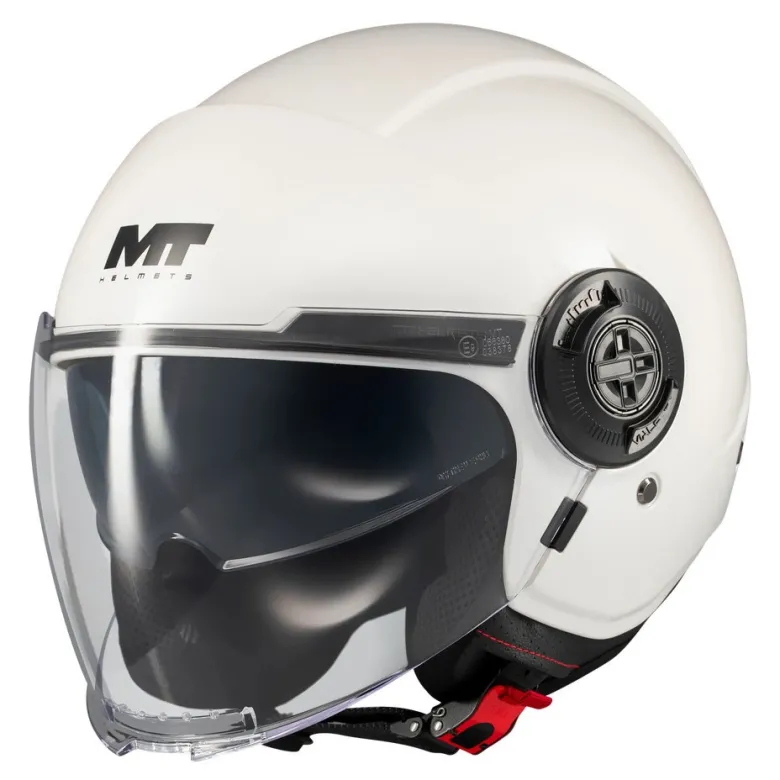 Kask otwarty MT VIALE SV S PURE WHITE biały