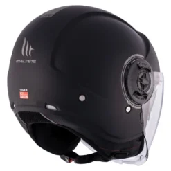 Kask otwarty MT VIALE SV S SOLID MATT BLACK czarny mat