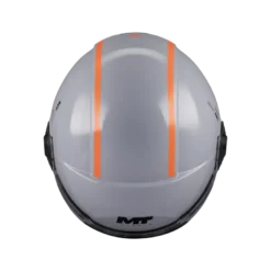 Kask otwarty MT VIALE SV S TASTY GREY/ORANGE szary pomarańczowy