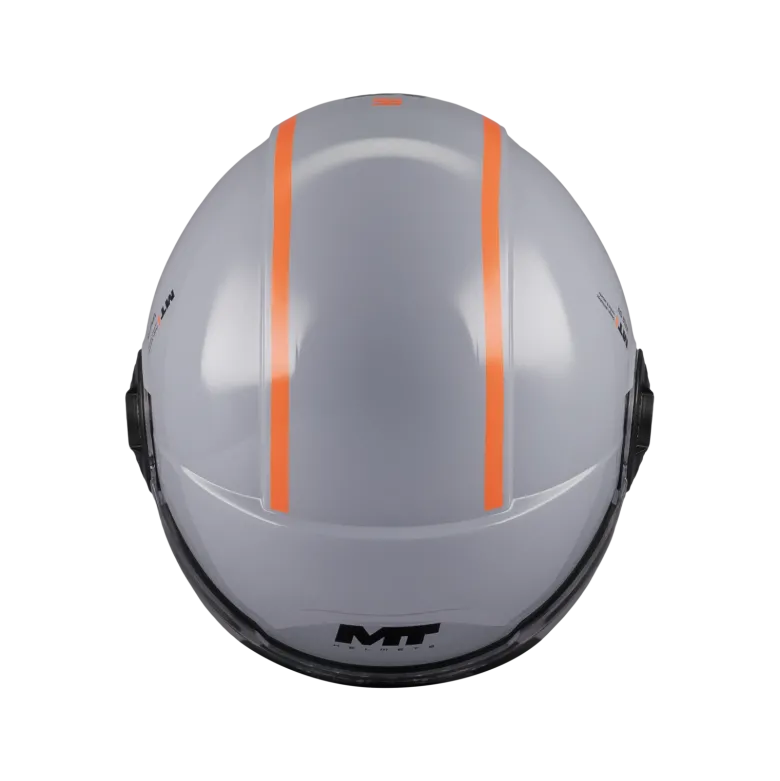 Kask otwarty MT VIALE SV S TASTY GREY/ORANGE szary pomarańczowy