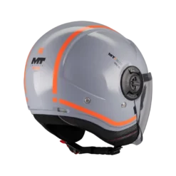 Kask otwarty MT VIALE SV S TASTY GREY/ORANGE szary pomarańczowy