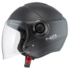 Kask otwarty NZI CIVIC SOLID MATT BLACK czarny mat