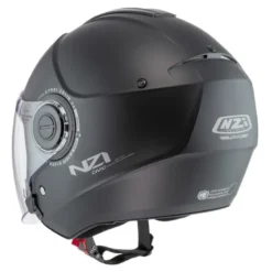 Kask otwarty NZI CIVIC SOLID MATT BLACK czarny mat