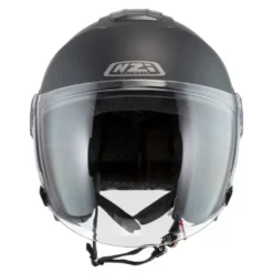 Kask otwarty NZI CIVIC SOLID MATT BLACK czarny mat