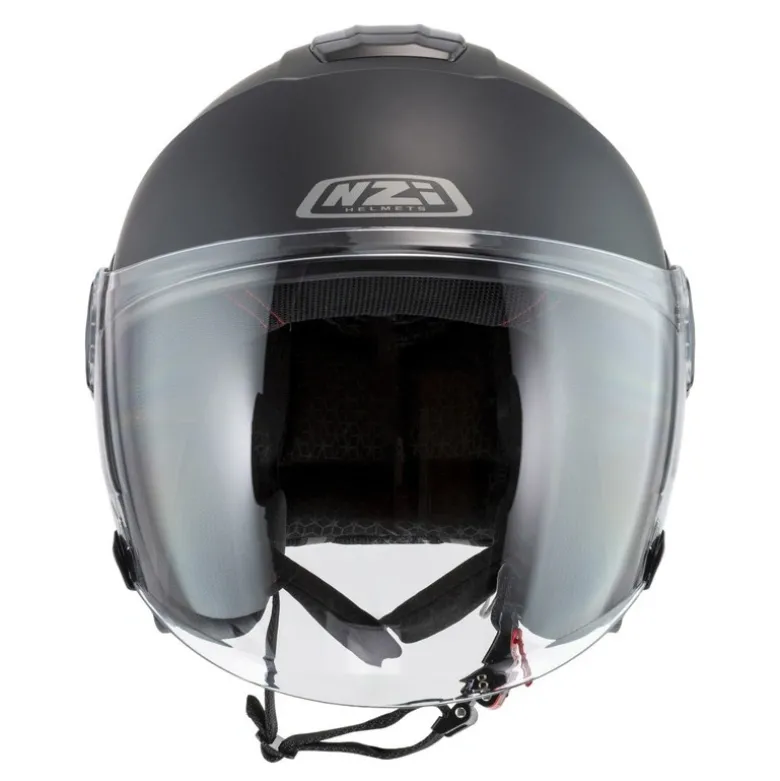 Kask otwarty NZI CIVIC SOLID MATT BLACK czarny mat