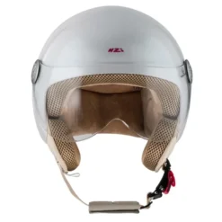 Kask otwarty NZI PASARELA CORAZON ROSA biały czerwony