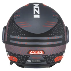 Kask otwarty NZI RINGWAY 2 DUO ANTERA ANTRACITE RED MATT szary czerwony