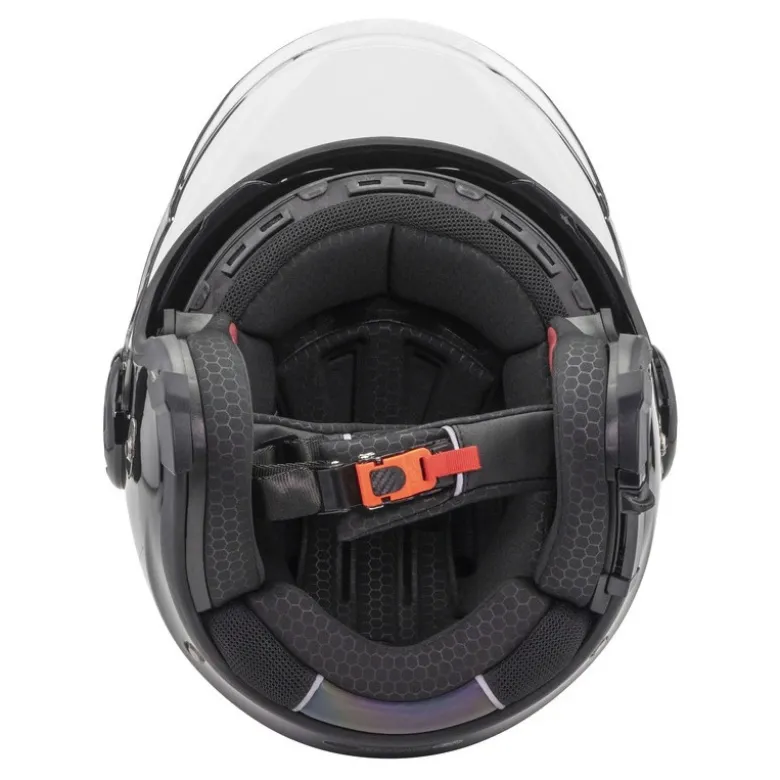 Kask otwarty NZI RINGWAY 2 DUO BLACK czarny
