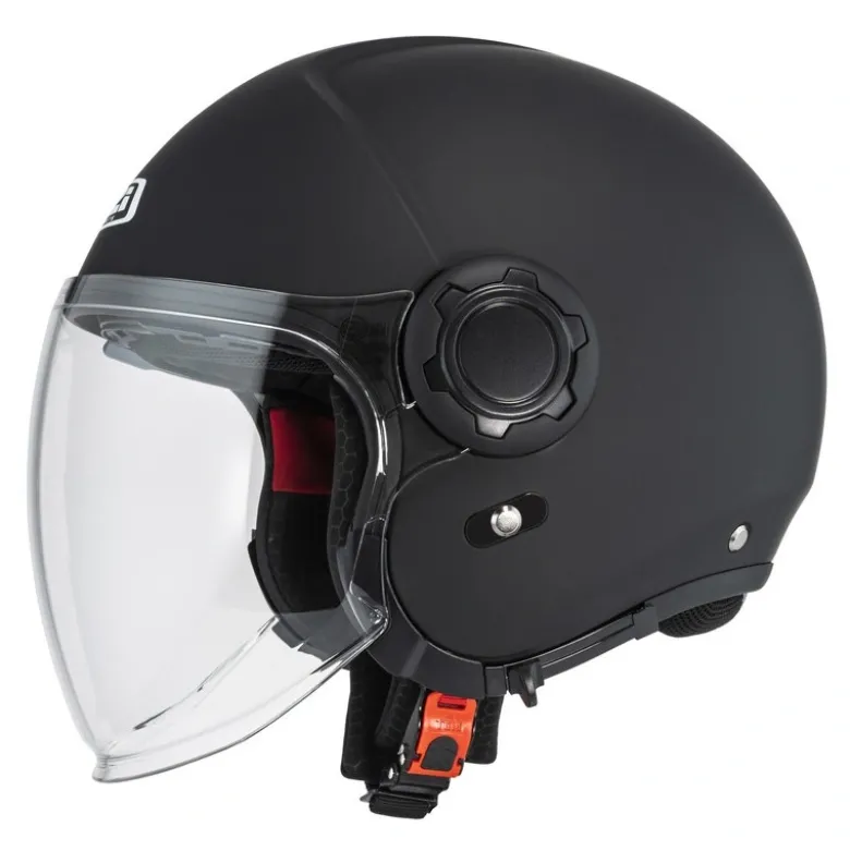Kask otwarty NZI RINGWAY 2 DUO MATT BLACK czarny mat