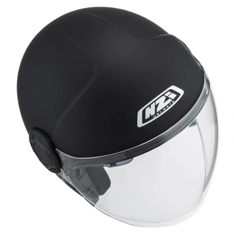 Kask otwarty NZI RINGWAY 2 DUO MATT BLACK czarny mat