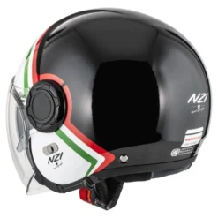 Kask otwarty NZI RINGWAY 2 DUO SKYLINE BLACK WHITE ITALY czarny biały