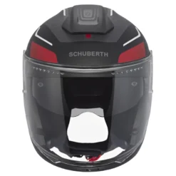 Kask otwarty SCHUBERTH J2 ECE SIGMA RED czarny czerwony