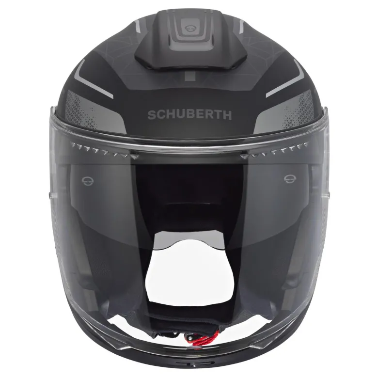 Kask otwarty SCHUBERTH J2 ECE SIGMA GREY czarny szary