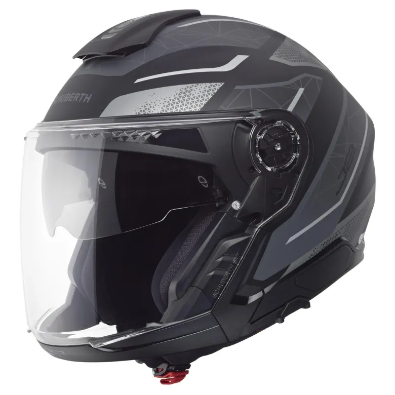 Kask otwarty SCHUBERTH J2 ECE SIGMA GREY czarny szary