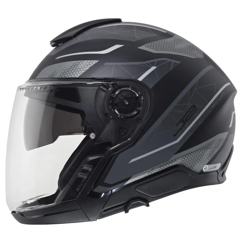 Kask otwarty SCHUBERTH J2 ECE SIGMA GREY czarny szary