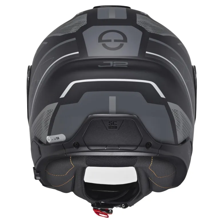 Kask otwarty SCHUBERTH J2 ECE SIGMA GREY czarny szary