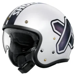 Kask otwarty SHOEI J.O 2 CROSS LOGO 2 TC-6 biały granatowy
