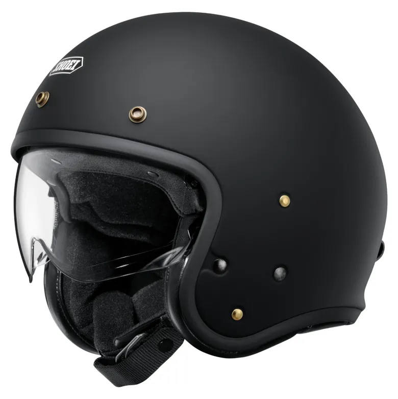 Kask otwarty SHOEI J.O 2 MATT BLACK czarny mat