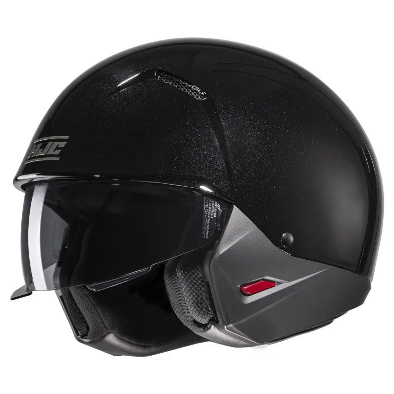 Kask otwarty z wpinaną szczęką HJC I20 METAL BLACK czarny