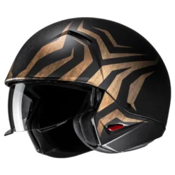 Kask otwarty z wpinaną szczęką HJC I20N THORN BLACK/GOLD czarny złoty