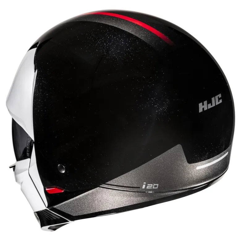 Kask otwarty z wpinaną szczęką HJC I20N VENA BLACK/WHITE czarny biały