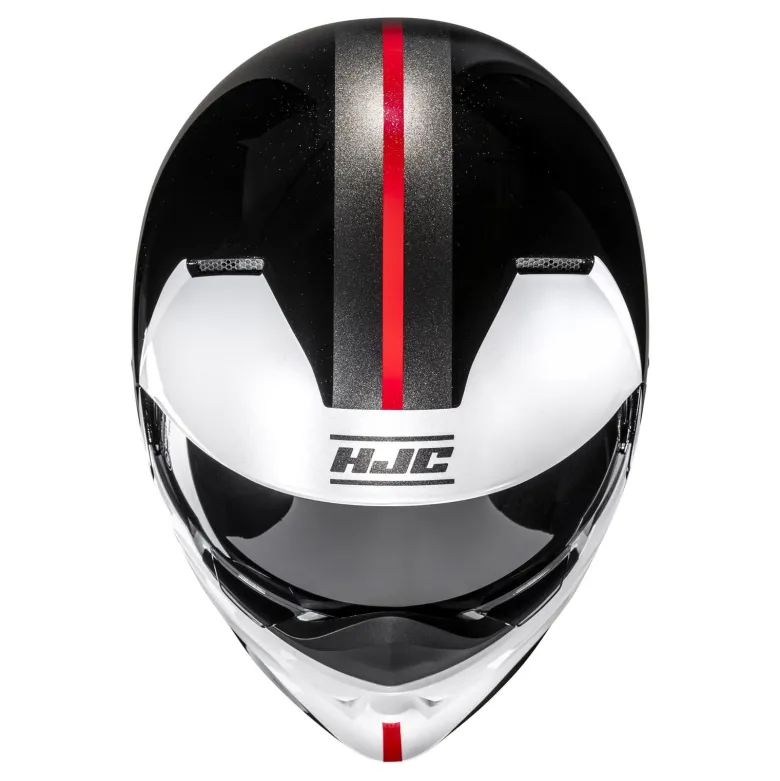 Kask otwarty z wpinaną szczęką HJC I20N VENA BLACK/WHITE czarny biały