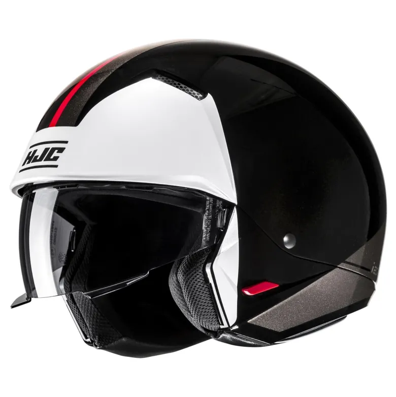 Kask otwarty z wpinaną szczęką HJC I20N VENA BLACK/WHITE czarny biały