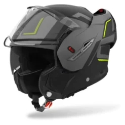 Kask szczękowy AIROH MATHISSE II GENIUS YELLOW MATT żółty fluo szary czarny
