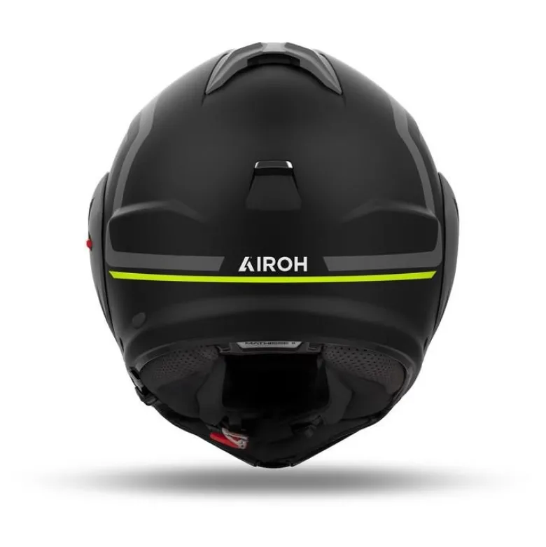Kask szczękowy AIROH MATHISSE II GENIUS YELLOW MATT żółty fluo szary czarny