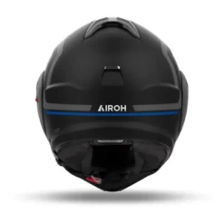 Kask szczękowy AIROH MATHISSE II GENIUS BLUE MATT niebieski szary czarny