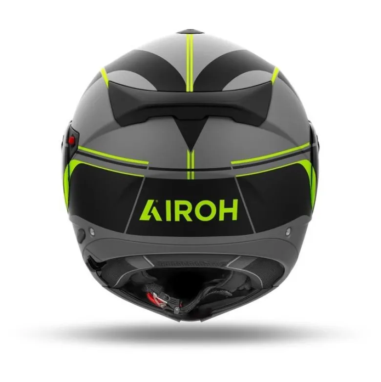 Kask szczękowy AIROH SPECKTRE LEAF YELLOW MATT żółty fluo szary