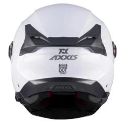 Kask szczękowy AXXIS GHOSTFIGHTER SV SOLID A0 PEARL WHITE GLOSS biały mat