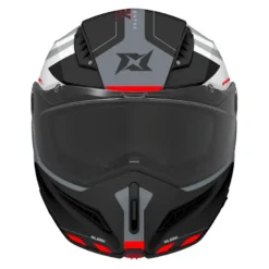 Kask szczękowy AXXIS GHOSTFIGHTER SV SLEEK A2 GLOSS szary grafitowy pomarańczowy fluo