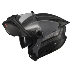 Kask szczękowy AXXIS GHOSTFIGHTER SV BITONE C12 MATT czarny szary