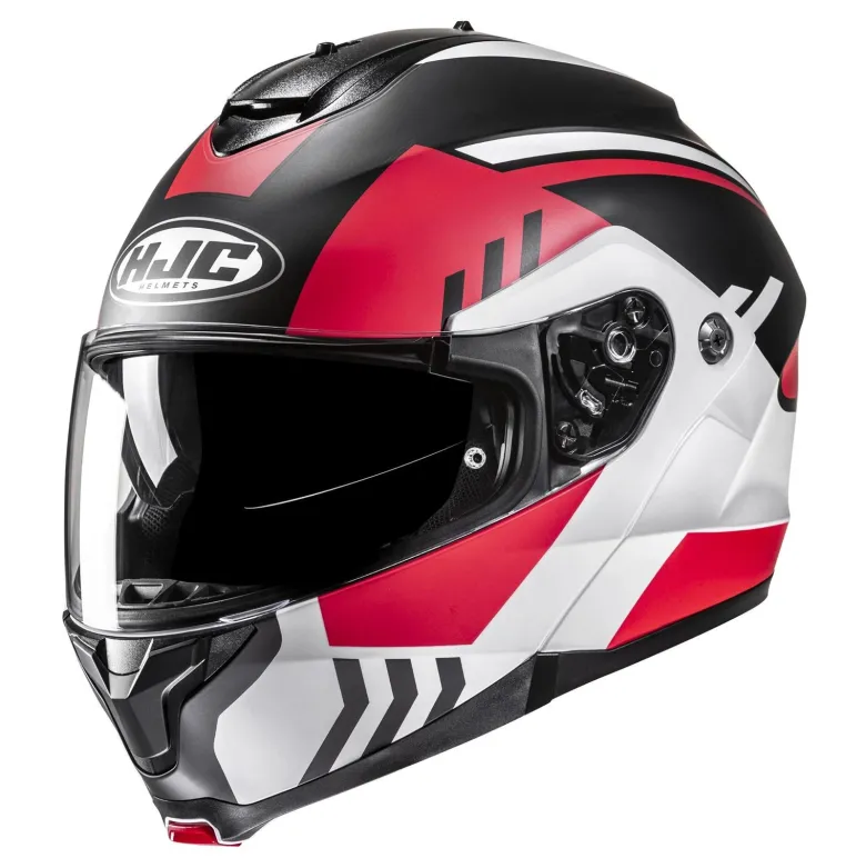 Kask szczękowy HJC C91N KAON BLACK/RED czarny czerwony