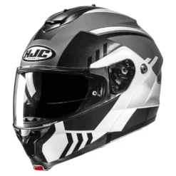 Kask szczękowy HJC C91N KAON BLACK/WHITE czarny biały