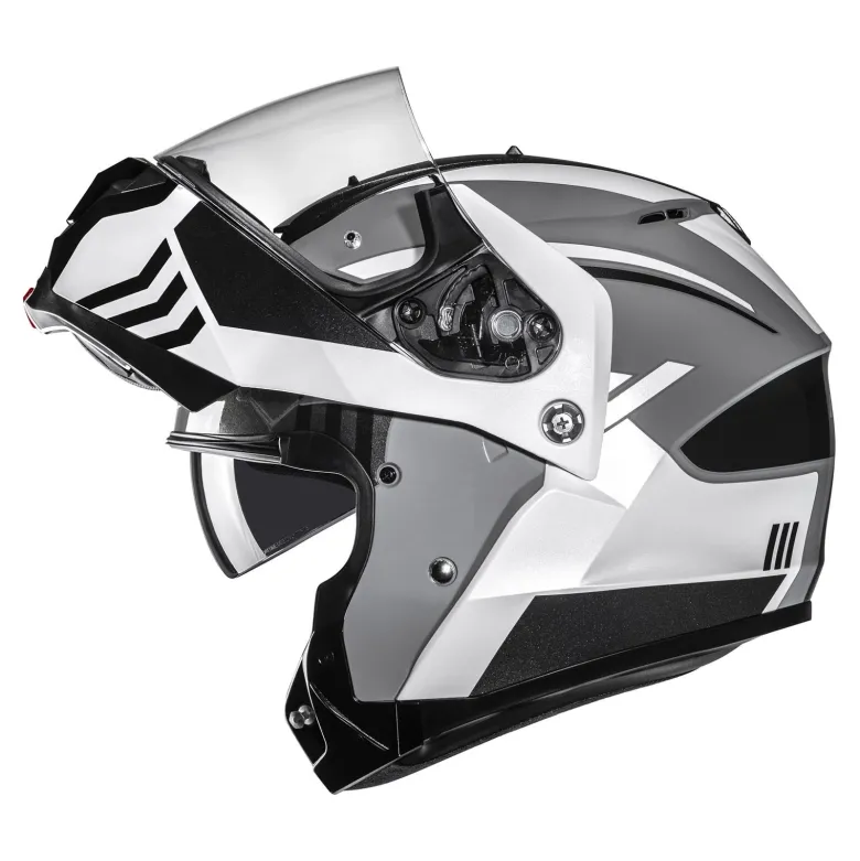 Kask szczękowy HJC C91N KAON BLACK/WHITE czarny biały