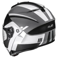 Kask szczękowy HJC C91N KAON BLACK/WHITE czarny biały