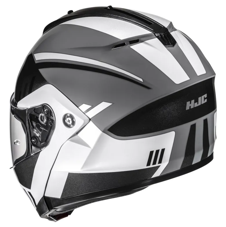 Kask szczękowy HJC C91N KAON BLACK/WHITE czarny biały