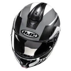 Kask szczękowy HJC C91N KAON BLACK/WHITE czarny biały